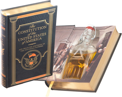 The Constitution of the United States of America (Leather-bound) (Flask Included)