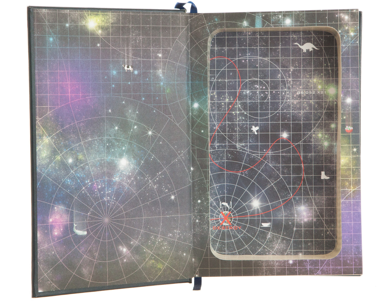 Hollow Book Safe: The Ultimate Hitchhiker's Guide to the Galaxy by Douglas Adams (Leather-bound)