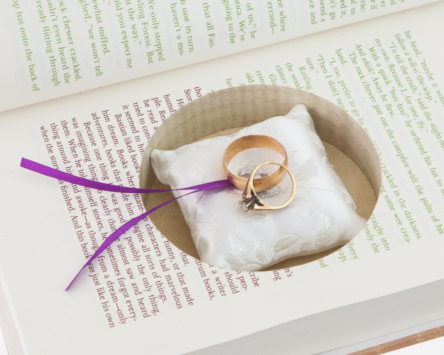 Ring Bearer with Pillow - The Neverending Story