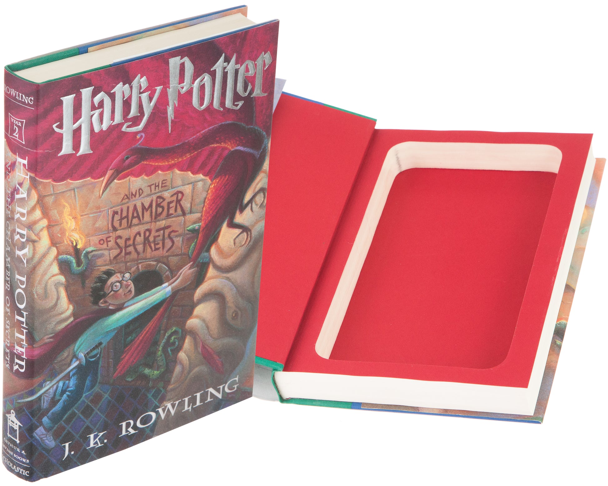 Hollow Book Safe: Harry Potter and the Chamber of Secrets by J.K. Rowl BookRooks Hollow Book Safe: Harry Potter and the Chamber of Secrets by J.K. Rowl BookRooks