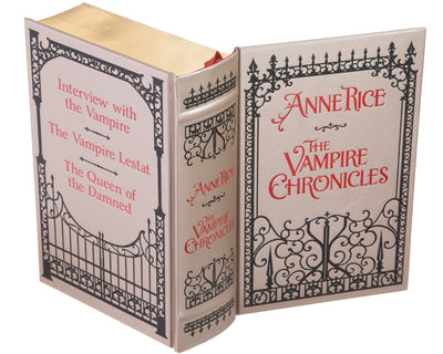 Hollow Book Safe: The Vampire Chronicles by Anne Rice - The Queen of the Damned (Leather-bound)