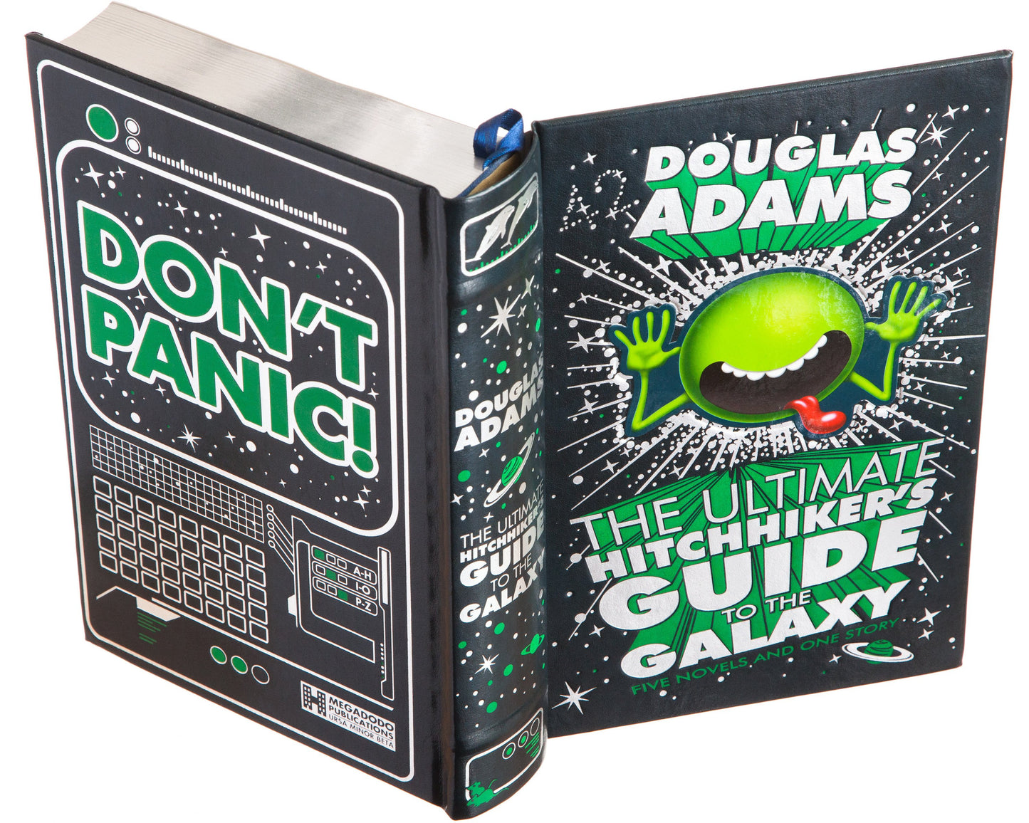 Hollow Book Safe: The Ultimate Hitchhiker's Guide to the Galaxy by Douglas Adams (Leather-bound)