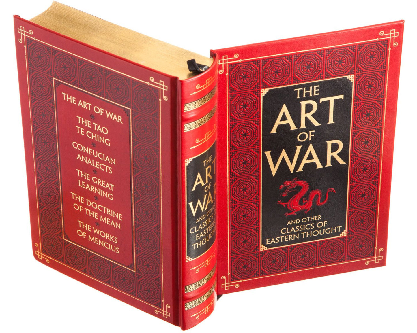 Hollow Book Safe: The Art of War by Sun Tzu (Leather-bound)