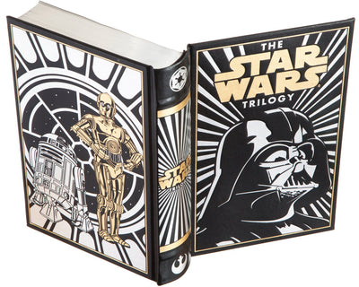 Hollow Book Safe: Star Wars, the Trilogy by George Lucas, Donald Glut, James Kahn (Black) Leather-bound)