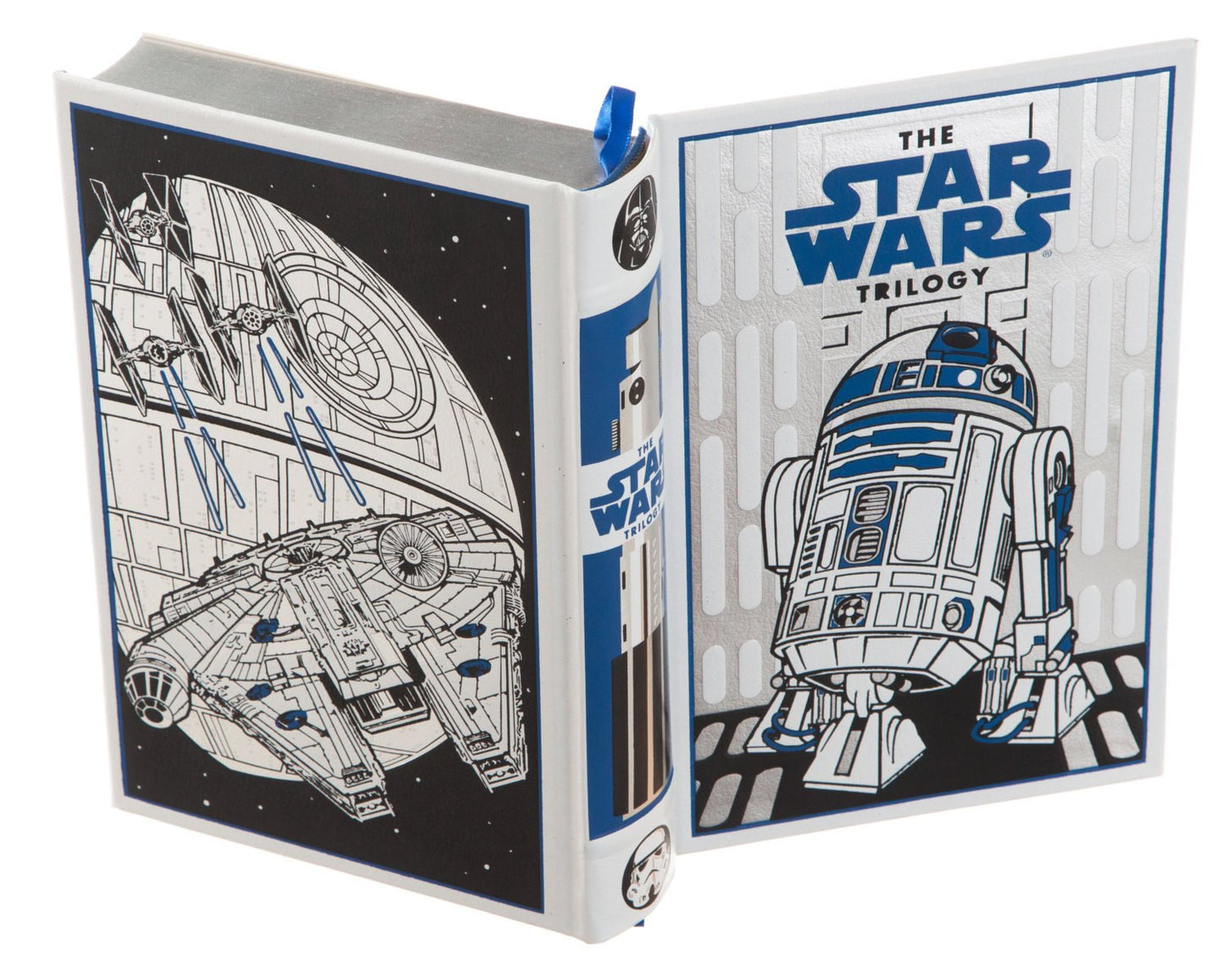 Hollow Book Safe: Star Wars, the Trilogy by George Lucas, Donald Glut (White - R2D2 Special Ed.) Leather-bound)