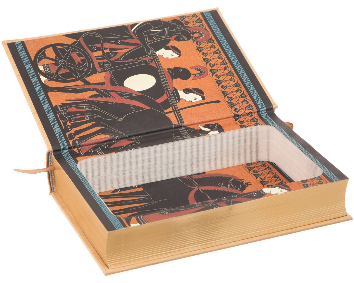 Hollow Book Safe: The Iliad and the Odyssey by Homer (Leather-bound)