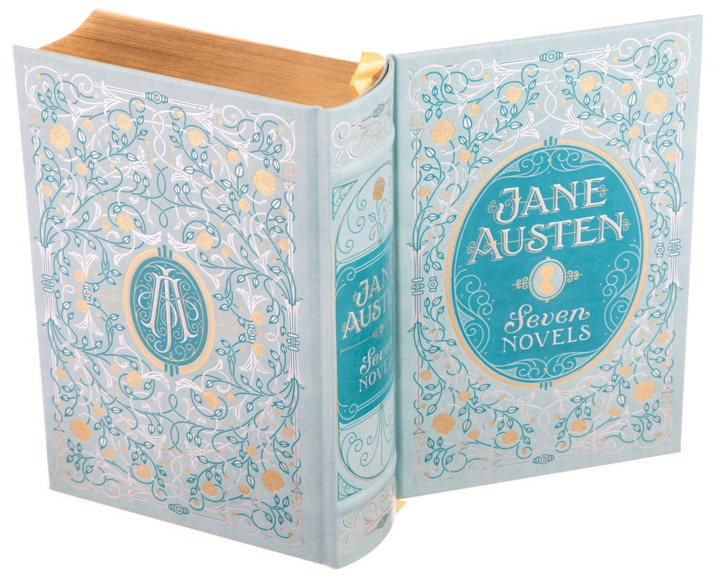 Hollow Book Safe: Jane Austen - Seven Novels (Leather-bound)