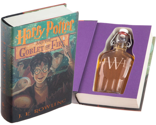 Harry Potter and the Goblet of Fire by J.K. Rowling (Flask Included)