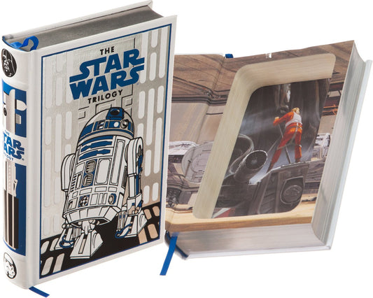 Hollow Book Safe: Star Wars, the Trilogy by George Lucas, Donald Glut (White - R2D2 Special Ed.) Leather-bound)