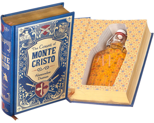 The Count of Monte Cristo by Alexandre Dumas (Leather-bound) (Flask Included)