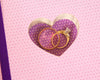 Ring Bearer - Purple Dots by Jim Lehrer (Heart)